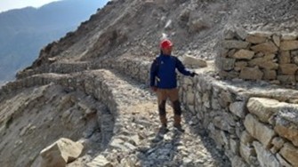 Figure 6: Retaining walls to protect the communities