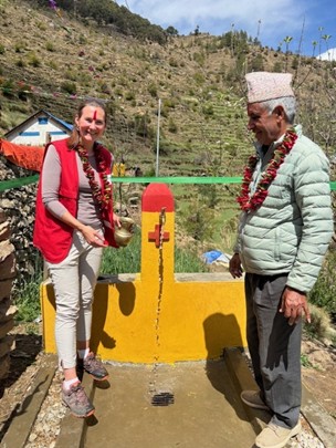 Figure 5: Inauguration of a water schema with tabs for each household